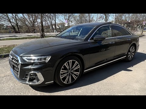 Видео: Новая Audi A8 2022г, 3.0d - 286лс, цена 13.500.000 рублей.