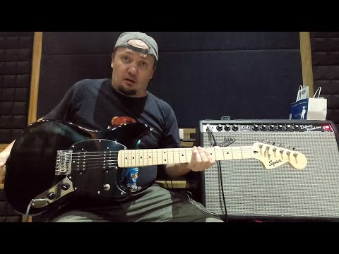 Видео: Squier Mustang. Нирвана на минималках? Обзор.