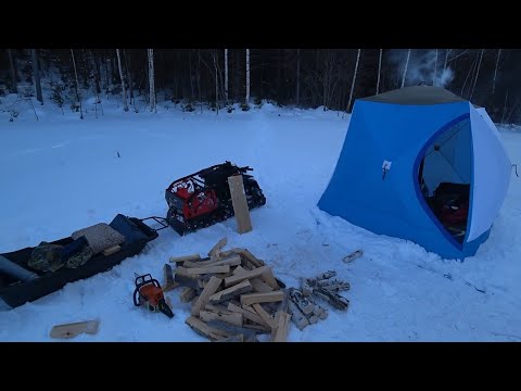 Видео: ДВУХДНЕВНАЯ РЫБАЛКА\\НОЧЬ НА ЛЬДУ