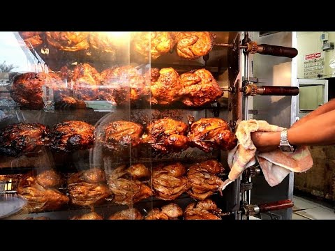 Видео: Уличная еда , курица гриль, узбекская еда ,такое только в Узбекистане Street food, grilled chicken