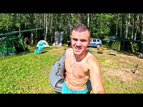 Видео: ДИКАРЯМИ на Волге. ТОП МЕСТО Рыбинское водохранилище С ПАЛАТКОЙ. Рыбалка и отдых ВСЁ ВКЛЮЧЕНО