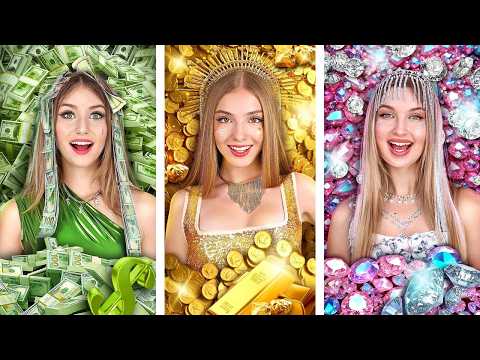 Видео: Мы Удочерили Тройняшек! Девушка Золото vs Девушка Доллар vs Девушка Бриллиант