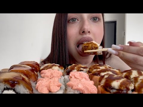 Видео: MUKBANG | ПОПРОЩАЛАСЬ С ЖИЗНЬЮ,ОТНОШЕНИЯ,АБЬЮЗ | роллы