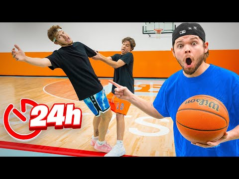 Видео: Последний, кто покинет баскетбольную площадку, выиграет 1000 долларов!