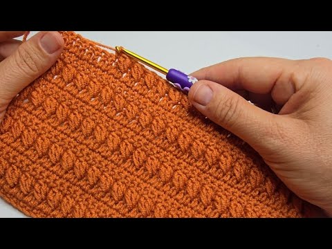 Видео: УНИКАЛЬНЫЙ! Давайте создадим НЕВИДАННЫЙ ранее узор для вязания крючком, ОЧЕНЬ ПРОСТОЙ и подходящи...