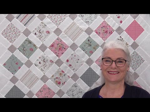 Видео: Быстрое одеяло с квадратами 5 дюймов