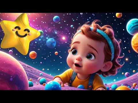 Видео: 🎨«Мерцай, мерцай, маленькая звездочка ⭐ Волшебная детская песня с яркой анимацией!»🥳💥🌟