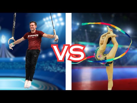 Видео: Мужская гимнастика VS художественная гимнастика
