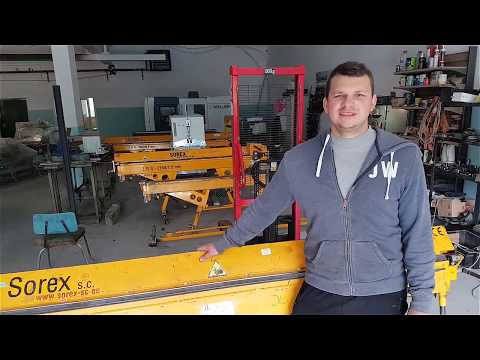 Видео: Ремонт листогиба Сорекс (Sorex ZGR 3160)