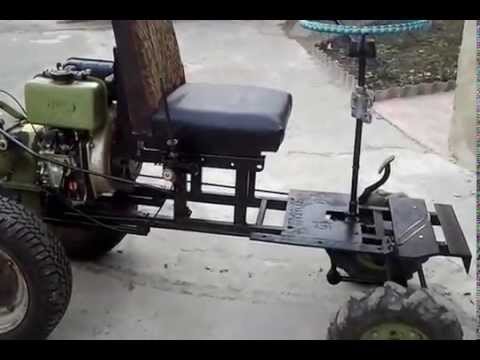 Видео: Самодельный минитрактор из мотоблока ZIRKA-105