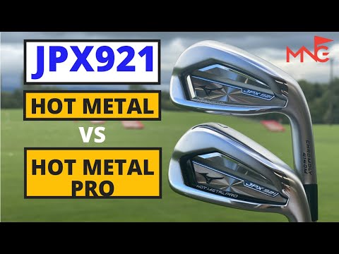 Видео: Утюги Mizuno JPX921 Hot Metal Irons против утюгов JPX921 Hot Metal Pro