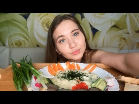 Видео: MUKBANG🔥/ ВОПРОС-ОТВЕТ⁉️/ СКУМБРИЯ/ ПЮРЕШКА/ СВЕЖИЕ ОВОЩИ С ГРЯДКИ🥒🍅🥕🌽