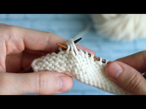 Видео: УБАВКИ на спицах, которые часто используются в узорах. 2 петли вместе изнаночной