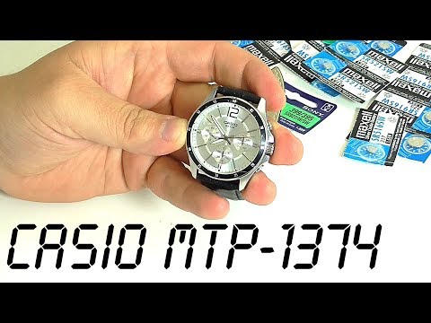 Видео: Casio mtp-1374 – главное не потерять пружинку