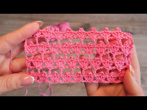 Видео: «Эскимо» узор крючком 🍦 «Ice Cream» crochet pattern