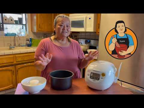 Видео: C/w Nana: Приготовление липкого риса в электрической рисоварке