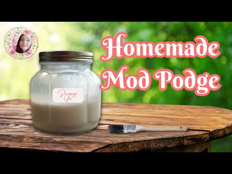 Видео: Как сделать клей для декупажа 2023