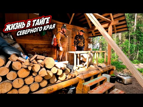 Видео: ТАЕЖНЫЕ ДЕЛА \ ЛЕСНОЙ ДОМ С БАНЬКОЙ ВСЁ КРАШЕ \ ЧТО ЗА БУДКУ СКОЛОТИЛ ЖЕКА? \ ПЕЧКА ТЕПЕРЬ В БАНЕ