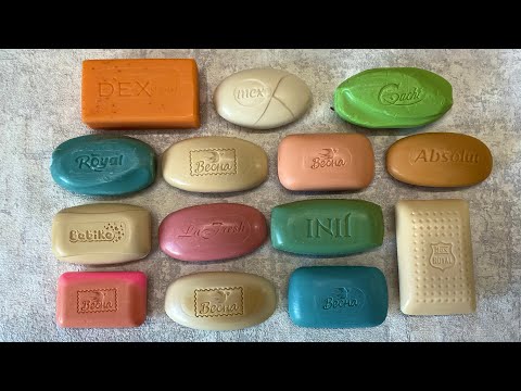 Видео: Прогорклое мыло / Сухое мыло / Dry soap cutting/ ASMR