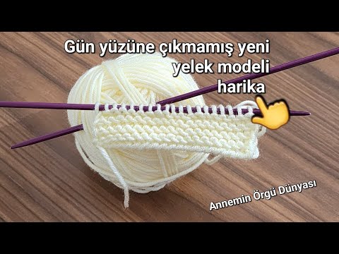 Видео: Легкий жилет, кардиган, шаль, одеяло, схема вязания двумя спицами ✔️Простой узор для вязания