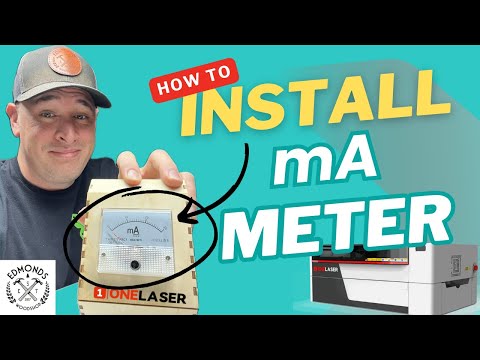 Видео: Как установить миллиамперметр | Миллиамперметр на CO2-лазер | OneLaser