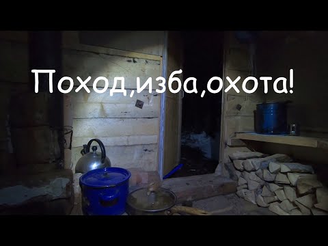 Видео: Один в лесу.Поход в избу.Охота.Ем мясо.Фотоловушка.С 20к пулей по глухарю.