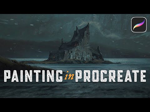 Видео: Рисование в Procreate — процесс создания эскизов