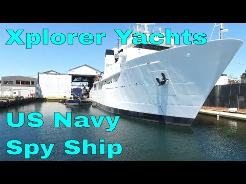 Видео: бывшее исследовательское судно ВМС США является идеальным переоборудованием для экспедиционной яхты.