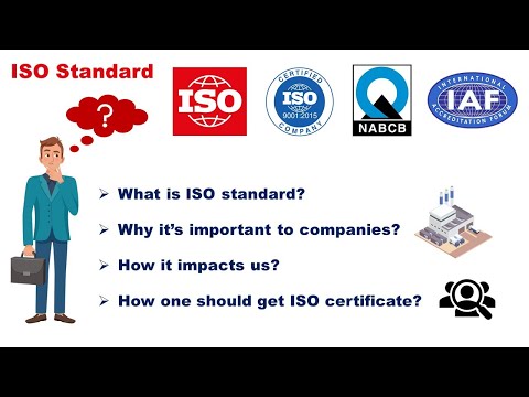 Видео: Разъяснение стандарта ISO | Что такое ISO | Преимущества получения сертификата ISO | Как получить...