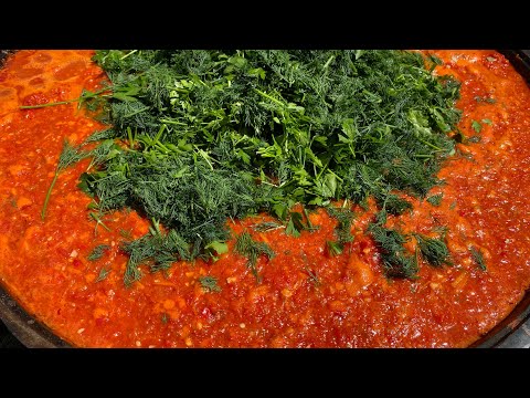 Видео: Сацебели.🌶️🍅Бәрі сұраған рецепт Домашний соус сацебели на зиму из помидоров, перца и чеснока🔥