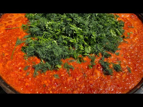 Видео: Сацебели.🌶️🍅Бәрі сұраған рецепт Домашний соус сацебели на зиму из помидоров, перца и чеснока🔥