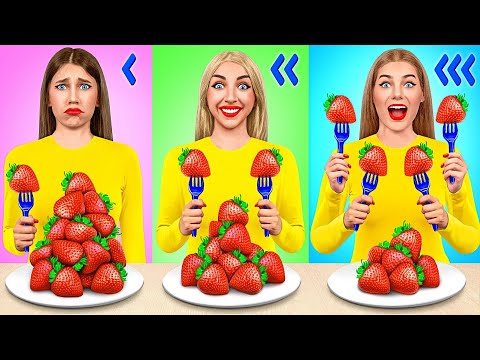 Видео: Быстрая Средняя или Медленная Скорость Еды Челлендж | Битвы с Едой от Friendly DO