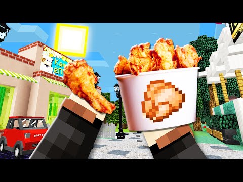 Видео: ПРИГОТОВИЛ ФЕРМЕРСКИE КРЫЛЫШКИ В МАЙНКРАФТ КАФЕ!