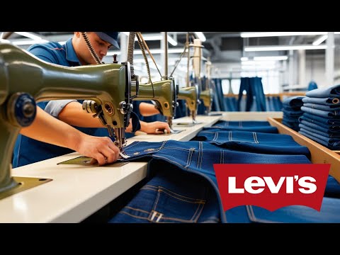 Видео: Сделано: как миллионы пар джинсов Levi's шьются на фабрике