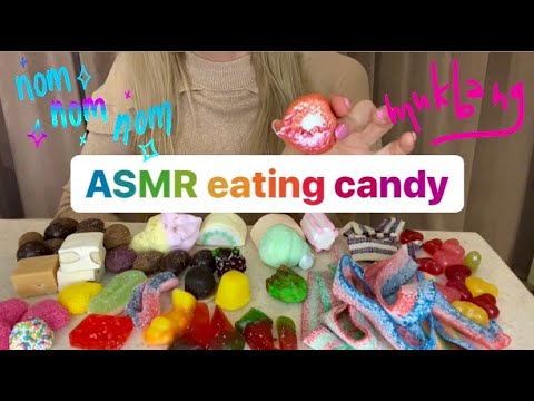 Видео: ASMR Eating Swedish Candy. Muckbang. Marshmallows. Marmalade. АСМР Итинг Конфеты. Мармелад. Мукбанг