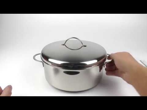 Видео: 👉Кастрюля на 3 литра Гурман Классик ВСМПО 110330 из нержавеющей стали