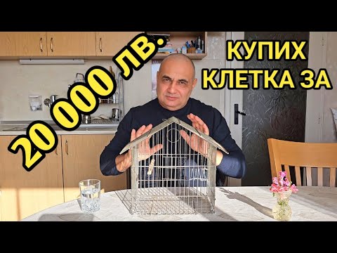 Видео: Защо платих 20 000 лева за една клетка с кардаринка?