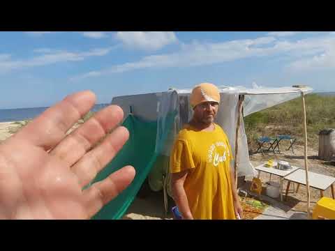 Видео: Голубицкая, дикий пляж// Ромарио Ка