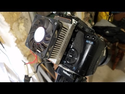 Видео: Canon 550D - охлаждение от уксуса до Пельтье.
