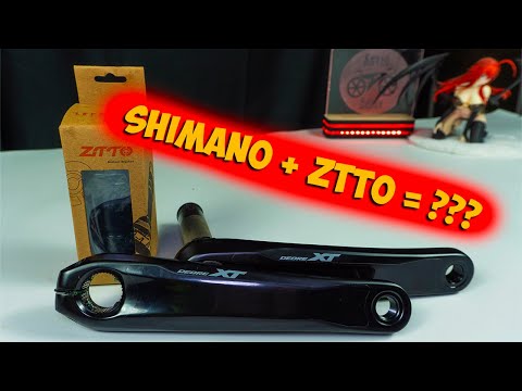 Видео: Шатуны Shimano Deore Xt m8100 для проекта Leviathan с Aliexpress