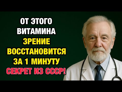 Видео: Закусывайте это перед сном — и зрение вернётся, как в молодости!