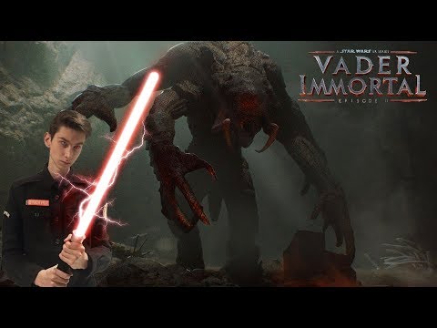 Видео: УБИЛ ОГРОМНОГО МОНСТРА - STAR WARS: VADER IMMORTAL VR Ep.2 #2