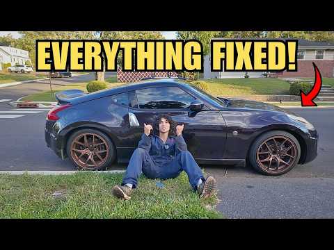 Видео: ВСЁ ИСПРАВЛЕНО! Мой разбитый 370Z за 10 000 долларов наконец-то ПОЧИНЕН (полный ремонт + прибыль)