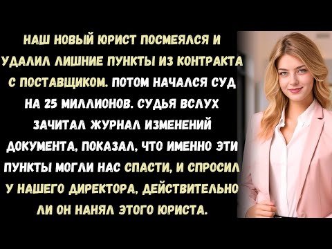 Видео: «Мой начальник удалил пункты из моего контракта — но всё раскрылось в суде на 25 миллионов  |