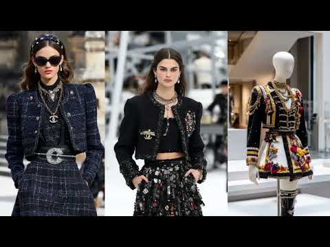 Видео: Модные образы осень-зима 2026 года, вдохновлённые Chanel, ярко сияют на Неделе моды в Париже