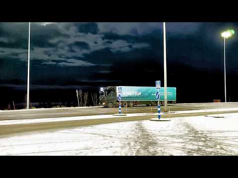 Видео: Рейс из Польши на север Норвегии! Погодные изменения и прохождение границы Kivilompolo!