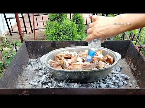 Видео: Шашлык по-стариковски)) Уборка в курятнике))