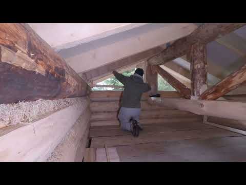 Видео: Строю избу, в одинокого.. (часть 8, начало)