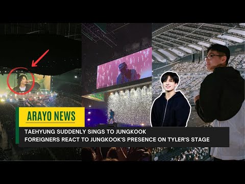 Видео: АРМИЯ в слезах! Иностранцы реагируют на присутствие Чонгука на сцене Tyler's - V неожиданно поет