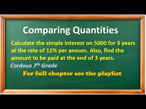 Видео: Рассчитайте простой процент на сумму 5600 за 3 года по ставке 12% годовых. Найдите сумму